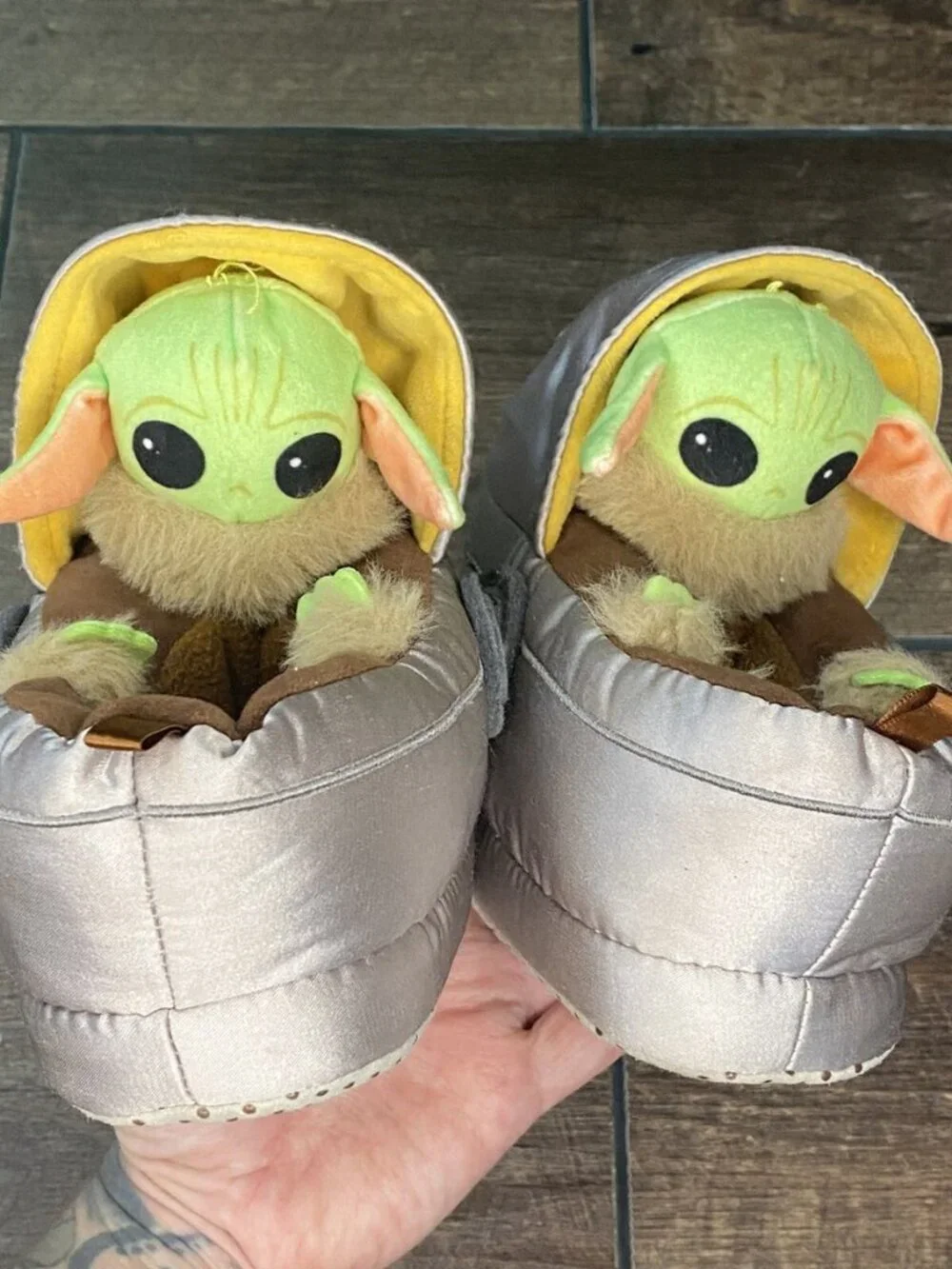 BRAND NEW STAR WARS GROGU BABY GAP HOUSE SLIPPERS SIZE 1